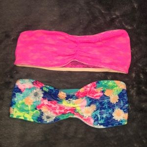 2 strapless bras (not worn) Store:Pink